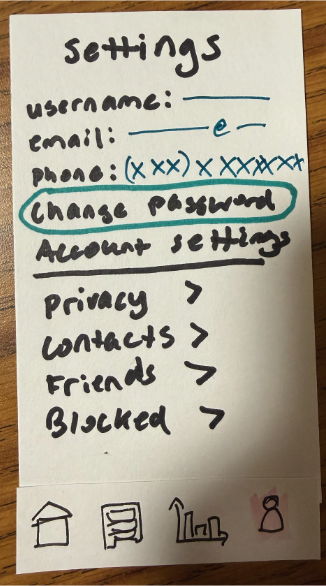 Paper prototype screen 12