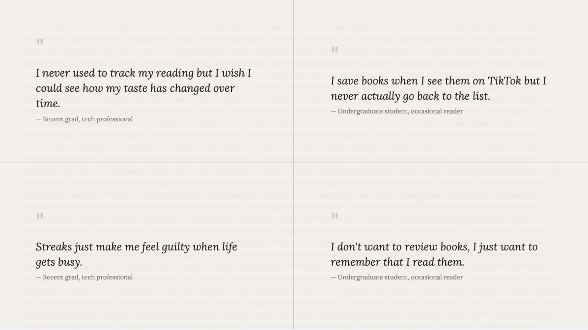 Interview quotes